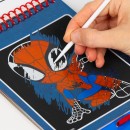 Spiderman Go Spidey scratch picture scratching and coloring set