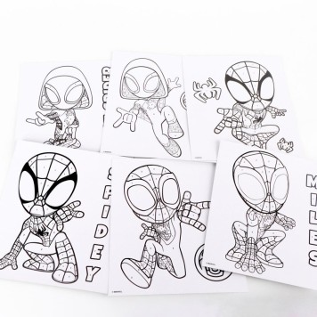 Spiderman Spidey Friends paint by numbers set