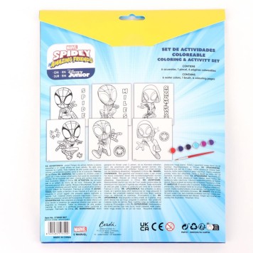 Spiderman Spidey Friends paint by numbers set