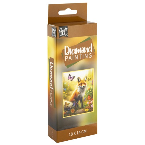 Animals Craft Fox Diamond Painting 18x14 cm