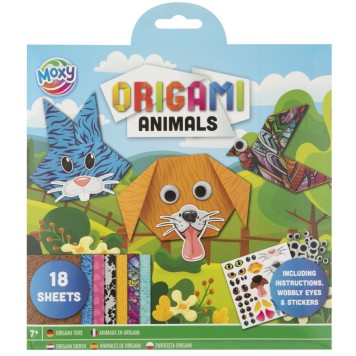 Colour Flowers Animals origami with accessories