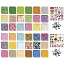 Colour Flowers Animals origami with accessories