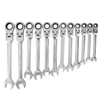 KLUCZE PŁASKO-OCZKOWE  8-19mm 12el.  KD11304