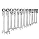 KLUCZE PŁASKO-OCZKOWE  8-19mm 12el.  KD11304