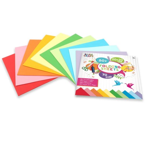 Colour Crafts origami paper 20x20 cm
