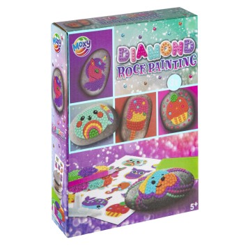 Colour Diamond pebble maker kit with stickers