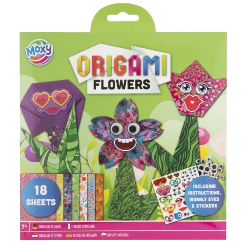 Colour Flowers origami flowers with accessories