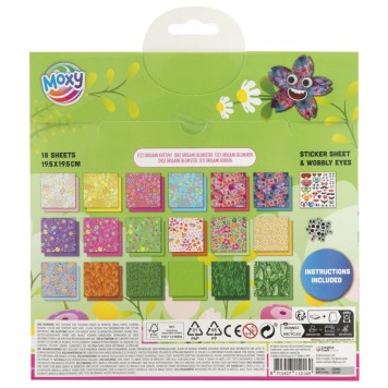 Colour Flowers origami flowers with accessories