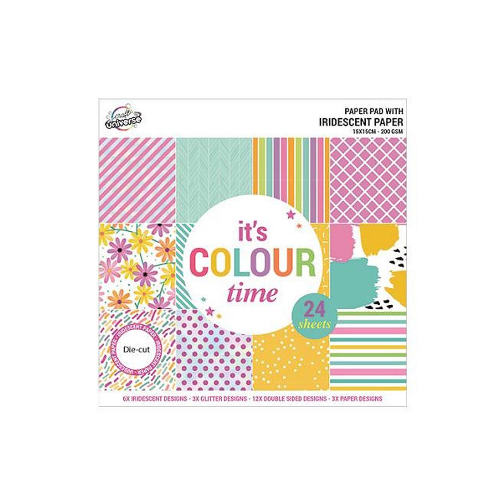 Colour Iridescent creative paper set