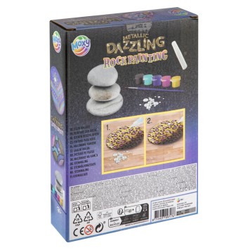 Colour Metallic rock painting set
