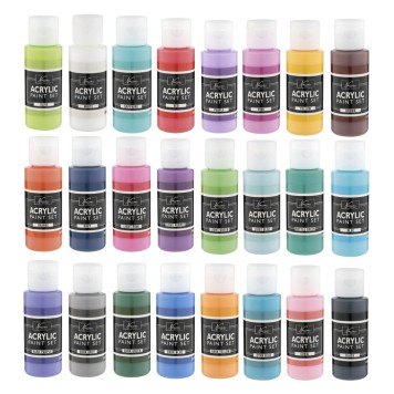 Colour Nassau  acrylic painting set with brush