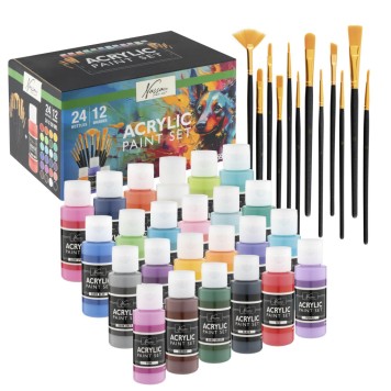 Colour Nassau  acrylic painting set with brush