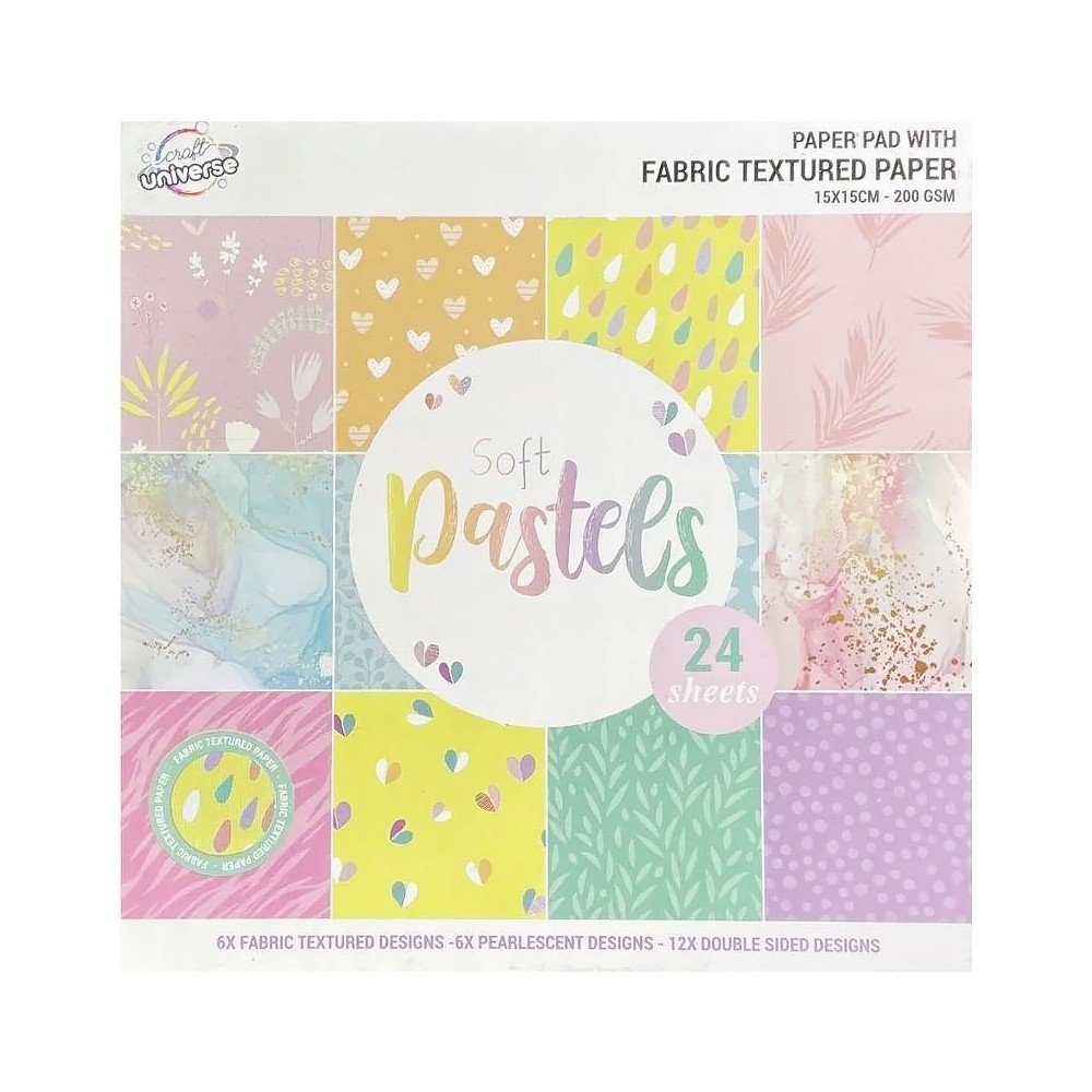 Colour Pastels creative paper set