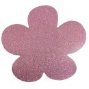 Colour Flower Glitter Foam Shape 12 pcs