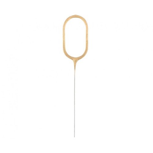 Number Gold Gold number 0 sparkler 17 cm