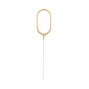 Number Gold Gold number 0 sparkler 17 cm
