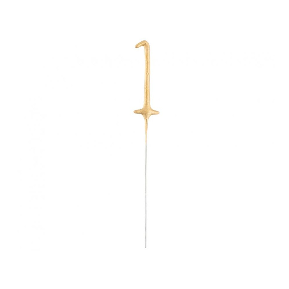 Number Gold Gold Number 1 Sparkler 17 cm