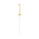 Number Gold Gold Number 1 Sparkler 17 cm