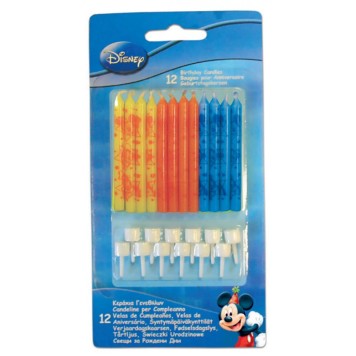 Disney Mickey  Rock the House birthday candle set 12 pcs