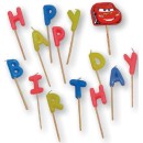 Disney Cars Arena Race Happy Birthday candle