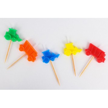 Vehicle Building Works Construction cake candle, candle set of 5 pcs