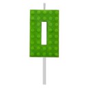 Blocks Green Blocks Building Block Number 0 Green Birthday Candle