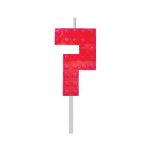 Blocks Red Blocks Building Block Red Number 7 Cake Candle