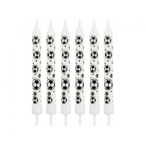 Football Ball set of 6 birthday candles