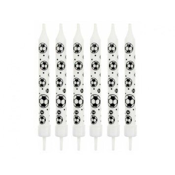 Football Ball set of 6 birthday candles