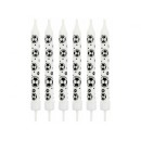 Football Ball set of 6 birthday candles
