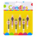 Halloween Día De Los Muertos cake candle, candle set 6 pcs