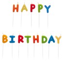 Happy Birthday Happy Birthday cake candles, 13-piece candle set