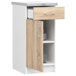 Szafka LIMA S40 SZ1 + BLAT BIAŁY/DĄB SONOMA