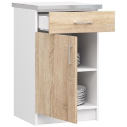 Szafka LIMA S50 SZ1 + BLAT BIAŁY/DĄB SONOMA