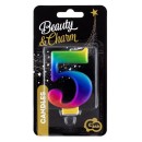 Number Galaxy Colorful number 5 birthday candle
