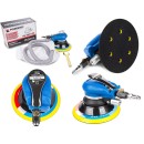 Pneumatyczna szlifierka oscylacyjna mimośrodowa PM-SMO-150P + 12x PAPIER