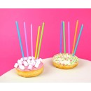 Colour Pastel birthday candle set, 10 pcs