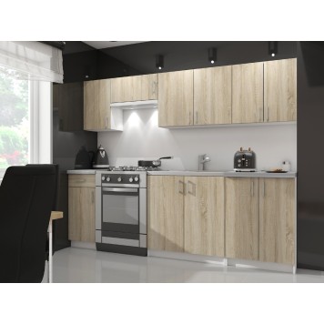 Szafka LIMA S60 + BLAT BIAŁY/DĄB SONOMA
