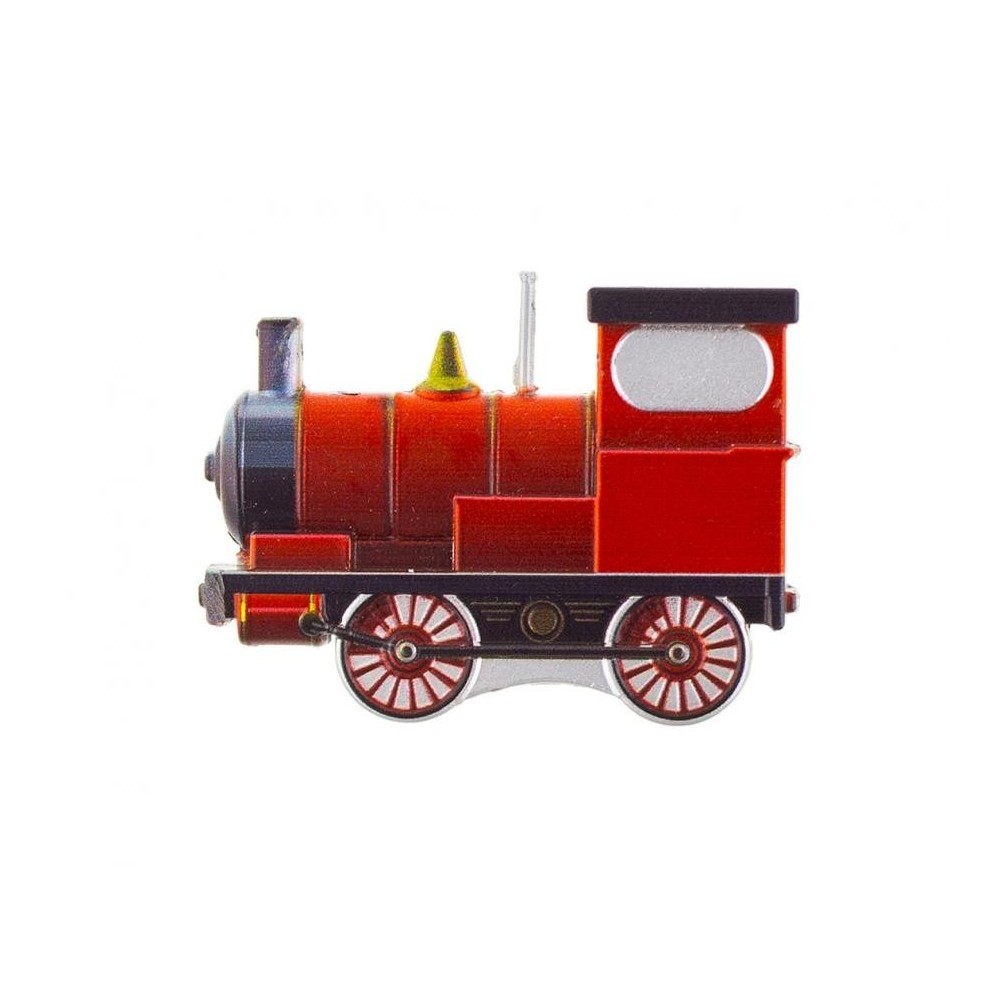 Vehicle Metallic Train Cake Candle