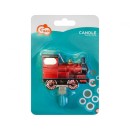Vehicle Metallic Train Cake Candle