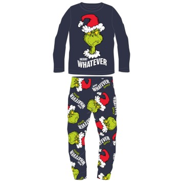 The Grinch Merry Whatever Blue children's long pajamas 15 - 16 years / 170 - 176 cm