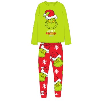 The Grinch Merry Whatever children's long pajamas 11 - 12 years / 146 - 152 cm Velvet