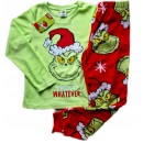 The Grinch Merry Whatever kids long pajama 15 - 16 years / 170 - 176 cm Velour
