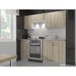 Szafka LIMA S80 + BLAT BIAŁY/DĄB SONOMA