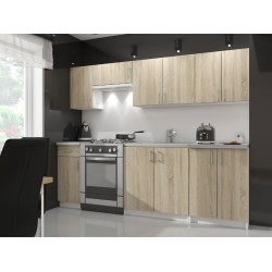Szafka LIMA S80 + BLAT BIAŁY/DĄB SONOMA