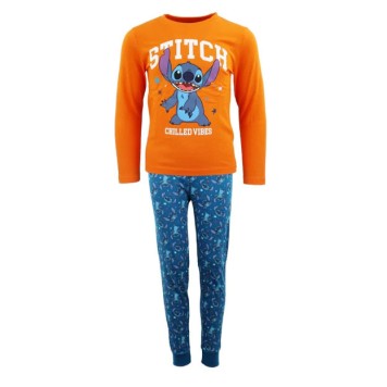 Disney Lilo and Stitch Chilled Vibes kids long pajamas 104-134 cm