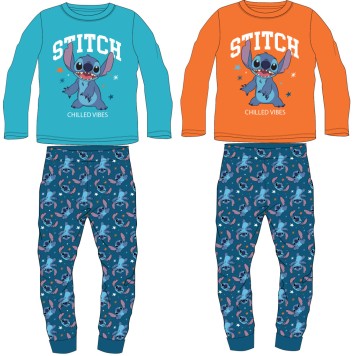 Disney Lilo and Stitch Chilled Vibes kids long pajamas 104-134 cm
