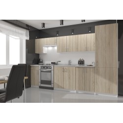 Szafka LIMA S60LO/205 BIAŁY/DĄB SONOMA