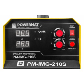 Migomat inwertorowy 210A MIG / MAG / MMA PM-IMG-210S
