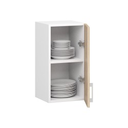 Szafka LIMA W30 /580/ BIAŁY/DĄB SONOMA